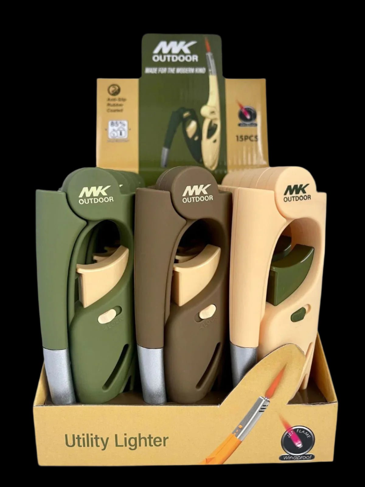 MK Outdoor Jet Refillable BBQ Lighters 1pc - MIK COCO