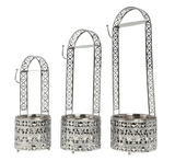 Mik Coco Silver Shisha Charcoal Holder 3pcs - MIK COCO