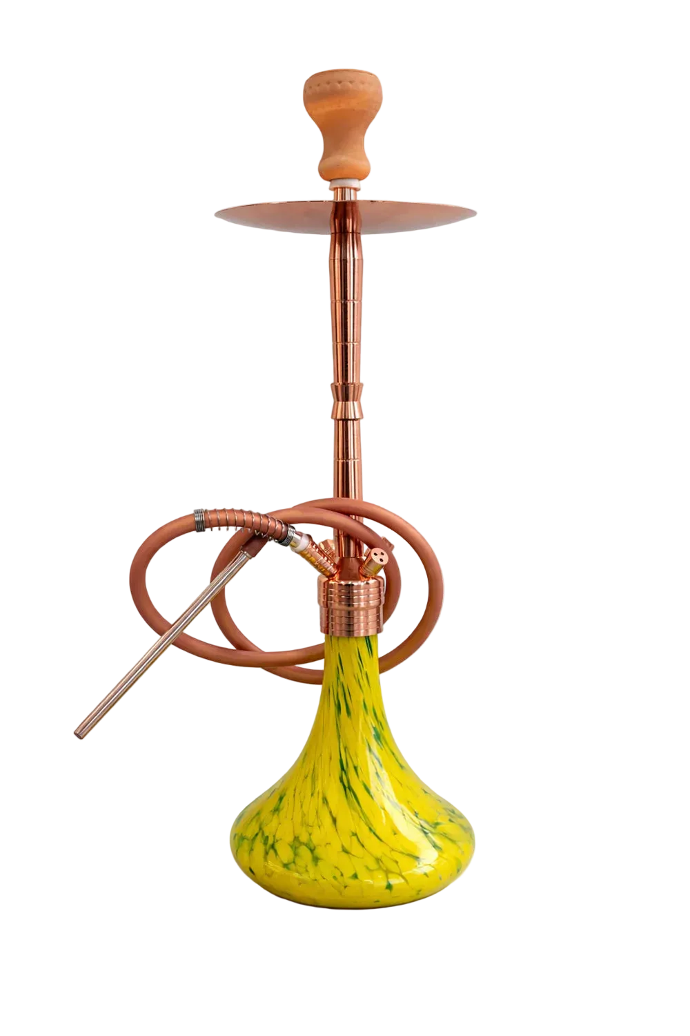 Luxury Rose Gold Shisha Complete With Hose And Base (75CM) - MIK COCO