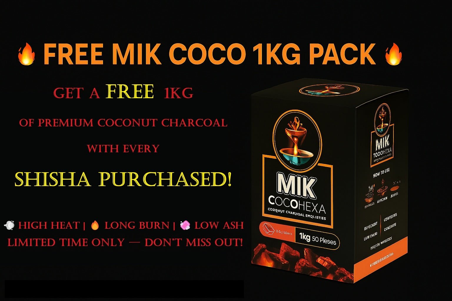 MIKCOCO Shisha Highthorne Design (85CM) - MIK COCO