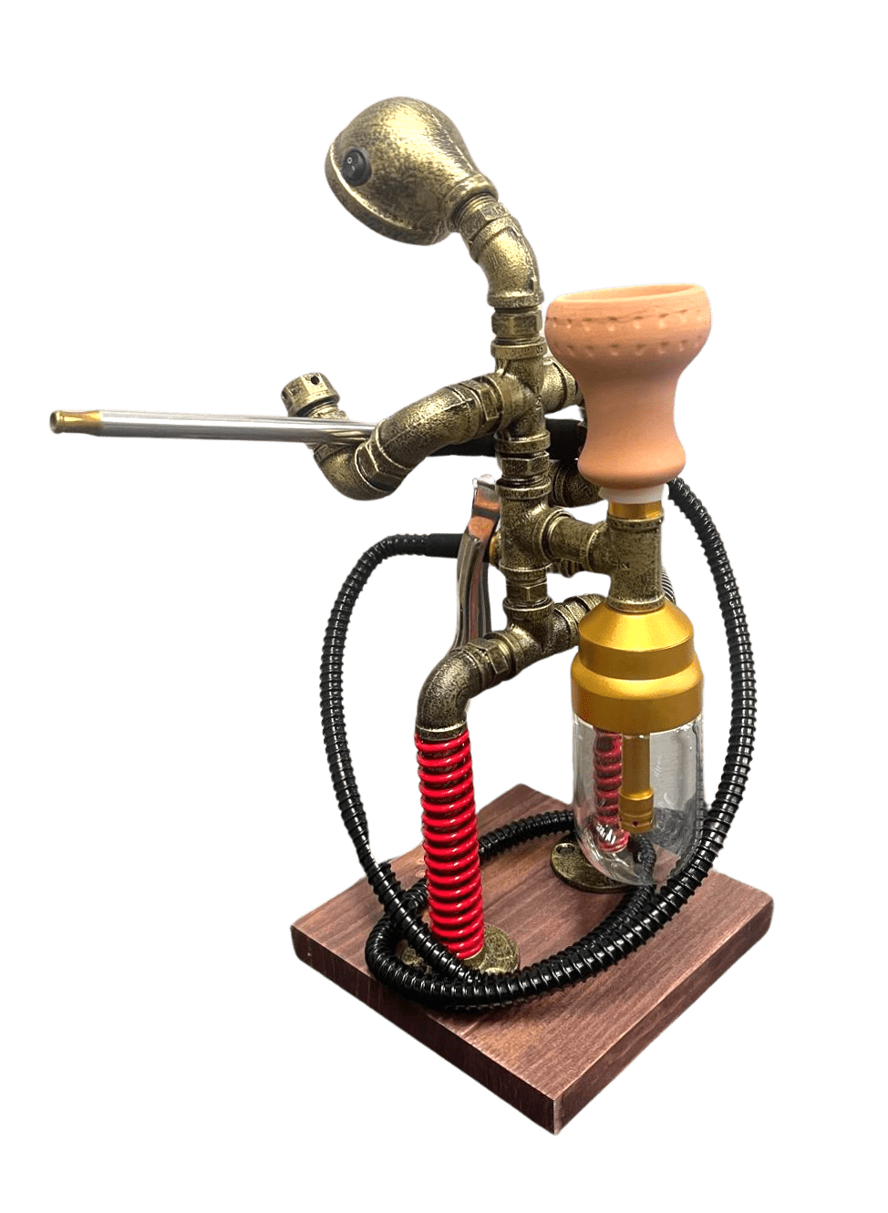 MIK Metal ROBOT Man LED Shisha (45CM) - MIK COCO