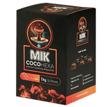 Mik Coco Hexa Shisha Coconut Charcoal Briquettes 10 x 1kg - MIK COCO
