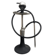 Mik Coco Matte Black and Silver STEALTH Shisha (58CM) - MIK COCO