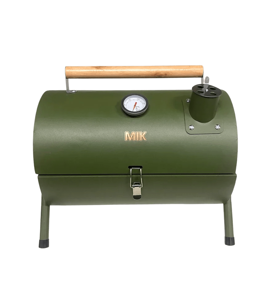 Mik Coco Green Portable Charcoal Grill - MIK COCO