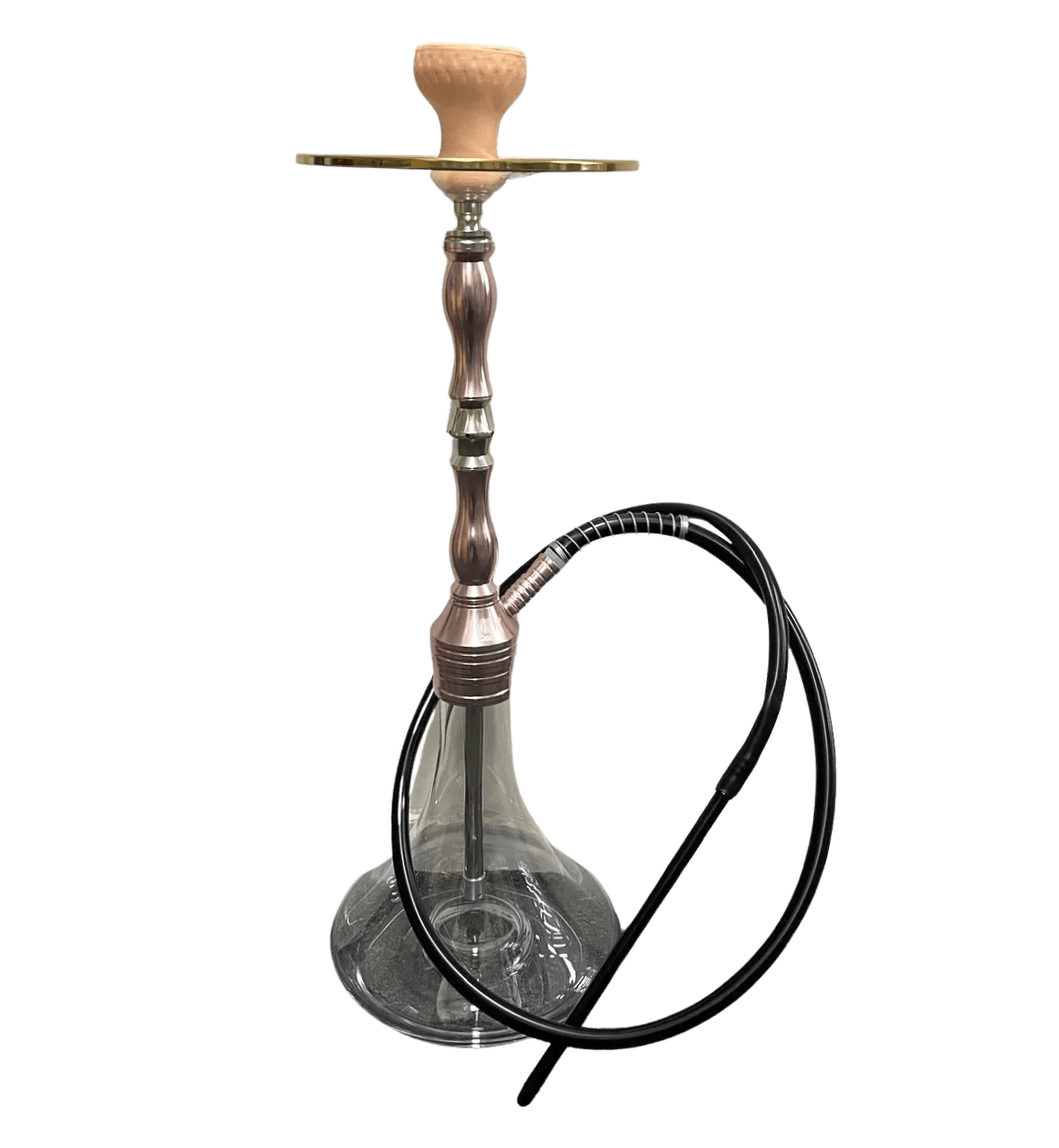 Mik Coco Rose Gold Stem Shisha (70CM) - MIK COCO