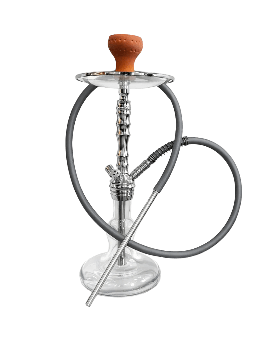 Modern Glass Shisha Set – Assorted Colours | Complete Premium Setup (45CM) - MIK COCO