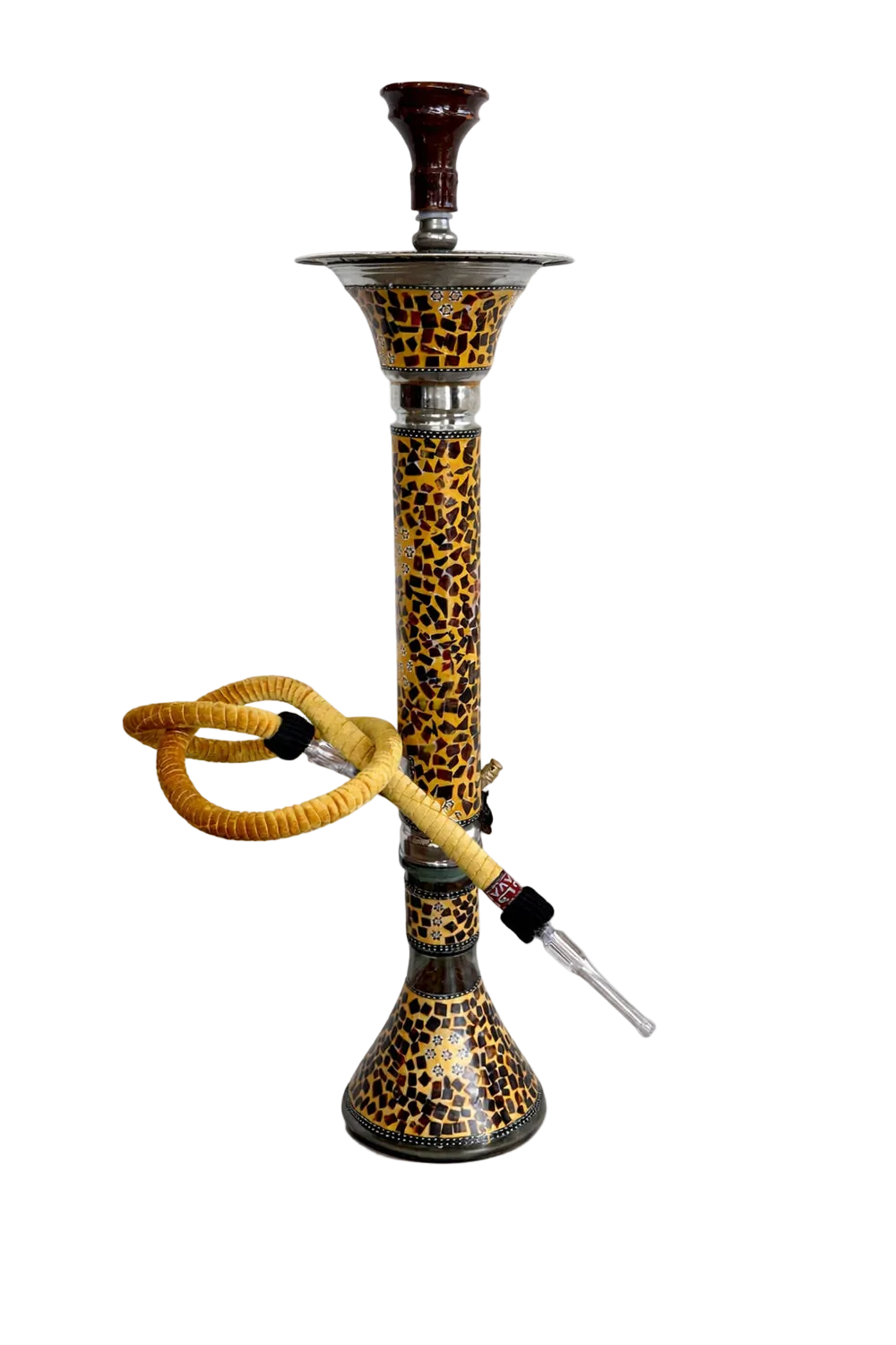 Premium Mosaic Shisha Set Complete With Hose & Base (95CM) - MIK COCO