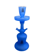 Mik Coco LED Baby Blue Frosted Shisha + Case (36CM) - MIK COCO