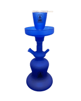 Mik Coco LED Blue Frosted Shisha + Case (36CM) - MIK COCO