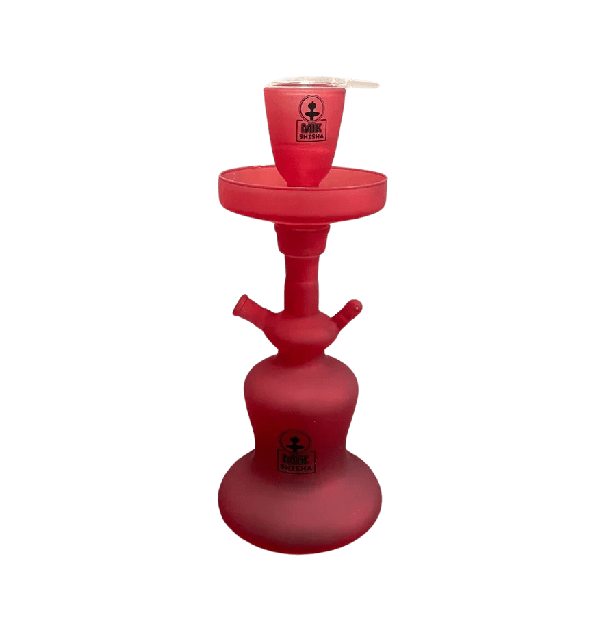 Mik Coco LED Red Frosted Shisha + Case (36CM) - MIK COCO
